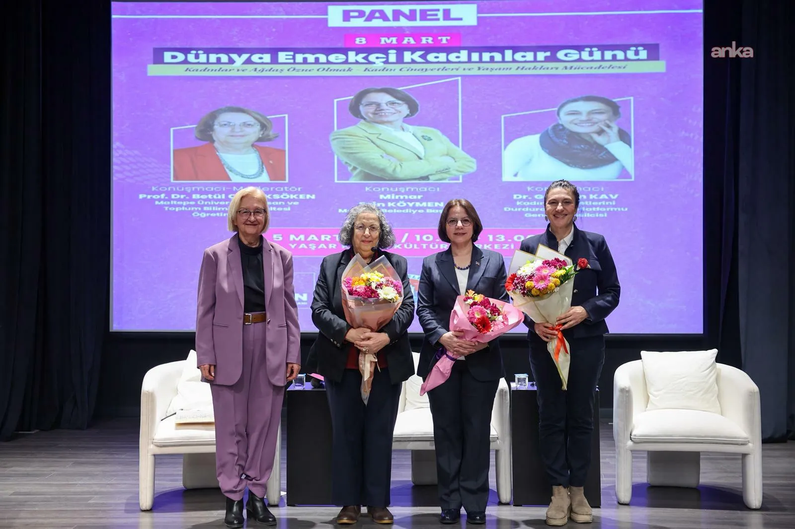 Maltepe’de 8 Mart etkinliği… Belediye Başkanı Köymen’den “kadın hakları mücadelesi politiktir” vurgusu